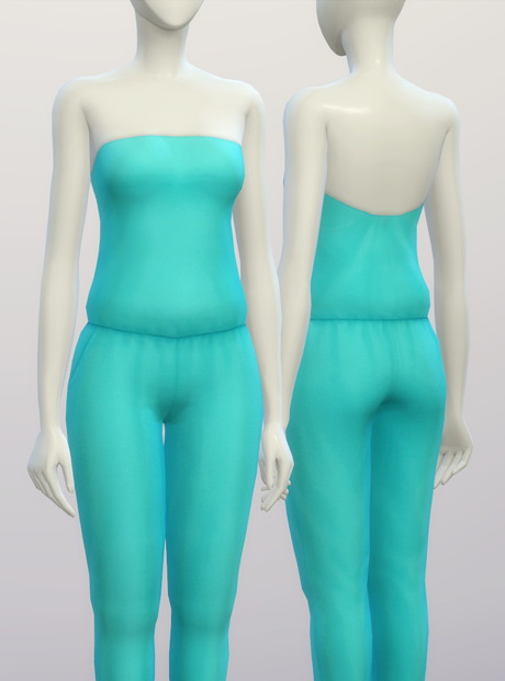 Sims 4 Jumpsuit F tube top at Rusty Nail