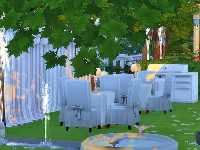 Sims 4 Dream wedding lot by Pilar at SimControl