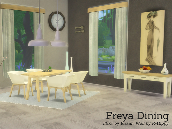 Sims 4 Freya Dining by Angela at TSR
