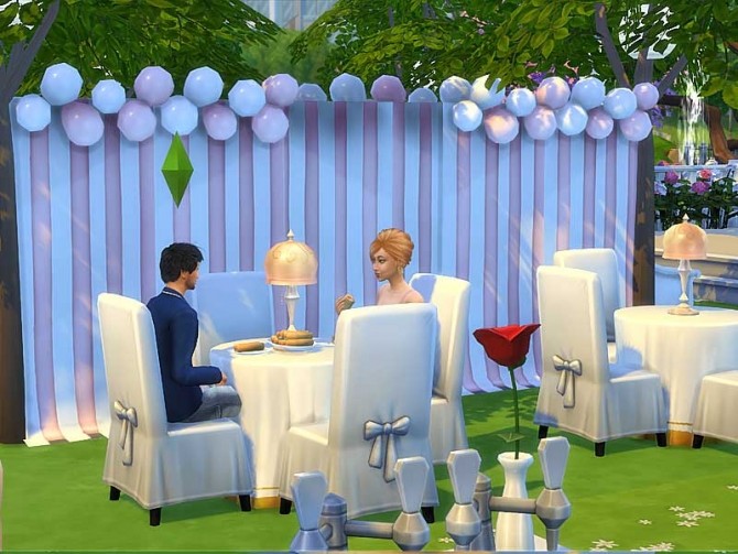 Sims 4 Dream wedding lot by Pilar at SimControl