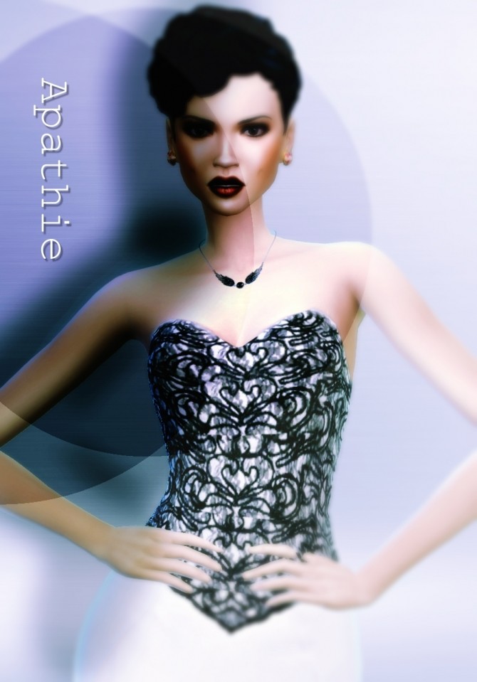 Sims 4 Classic Elegance dress at Apathie