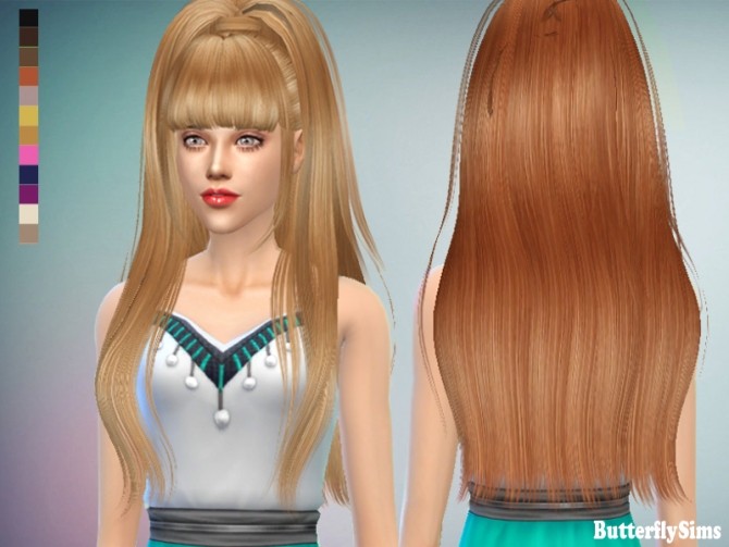 Sims 4 B fly hair af029 no hat (Pay) at Butterfly Sims