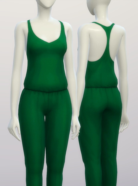 Sims 4 Jumpsuit F sleeveless at Rusty Nail