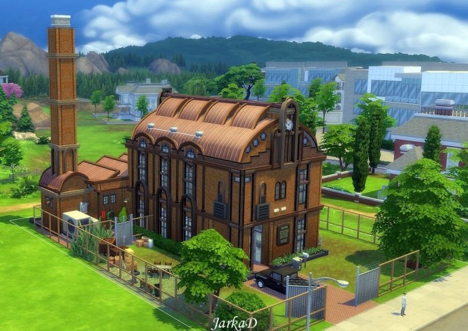 Sims 4 Industrial apartment at JarkaD Sims 4 Blog