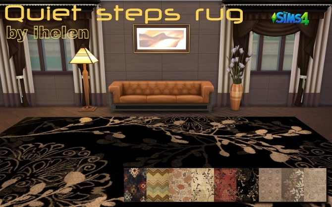 Sims 4 Quiet steps rugs by ihelen at ihelensims