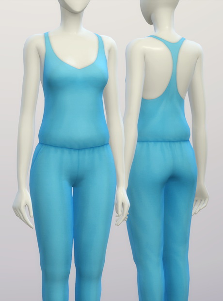 Sims 4 Jumpsuit F sleeveless at Rusty Nail