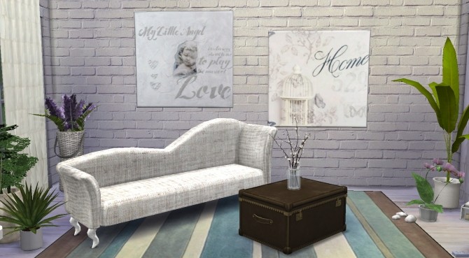 Sims 4 Nostalgia paintings set by Ilona at My little The Sims 3 World