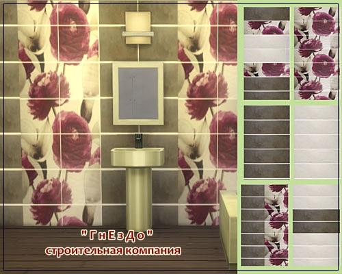 Sims 4 Comfort Bathroom tiles at Sims by Mulena