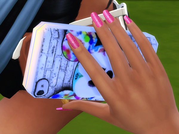 Sims 4 Sublime Collection 18 Glossy Nails by Pinkzombiecupcakes at TSR