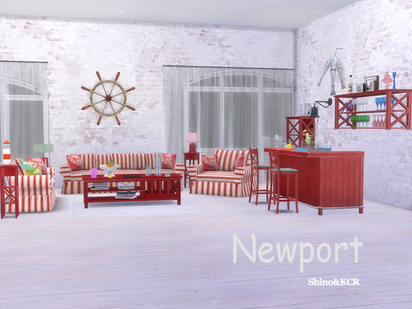 Sims 4 Newport Living by ShinoKCR at TSR