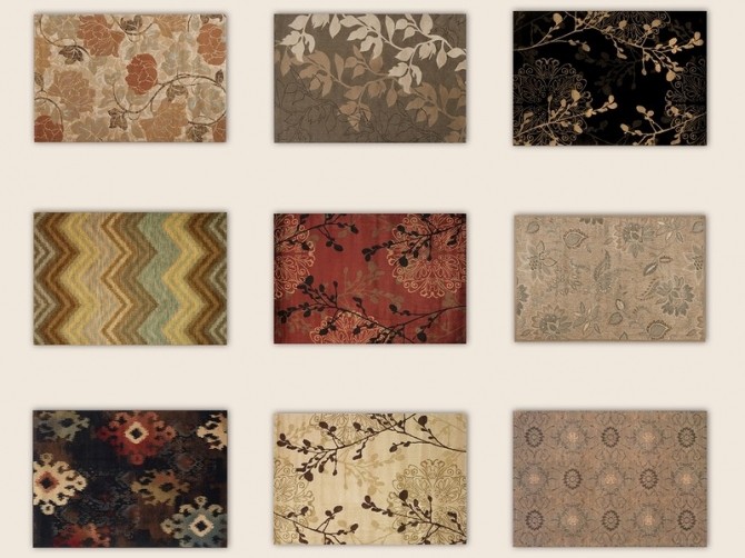 Sims 4 Quiet steps rugs by ihelen at ihelensims