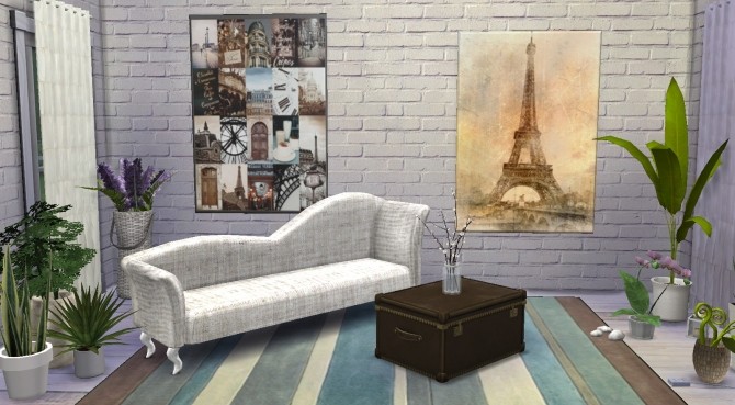 Sims 4 Nostalgia paintings set by Ilona at My little The Sims 3 World