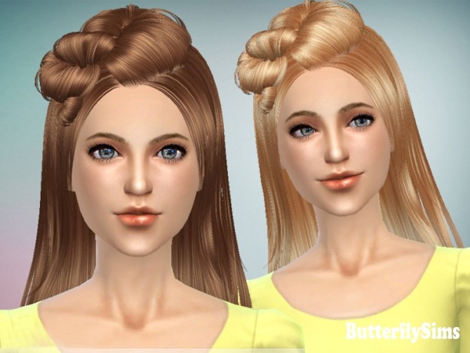 Sims 4 B fly hair 078M (FREE) at Butterfly Sims