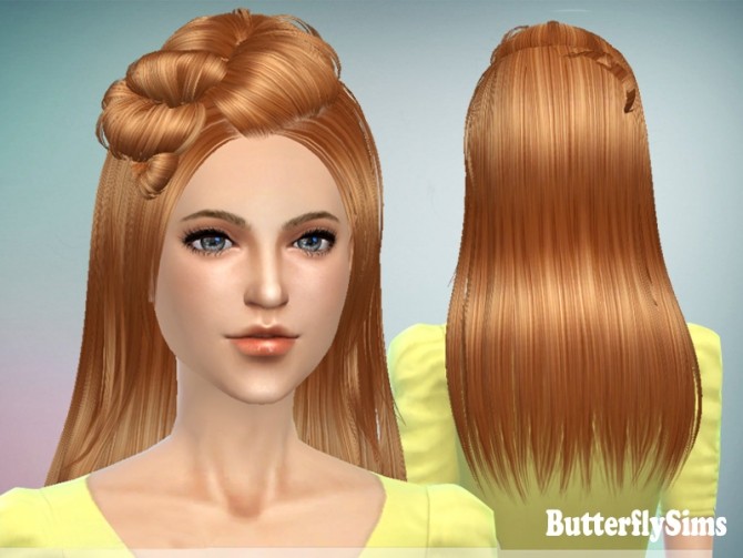 Sims 4 B fly hair 078M (FREE) at Butterfly Sims