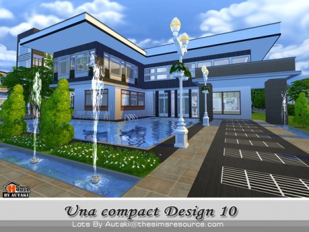 Una Compact Design 10 house by autaki at TSR