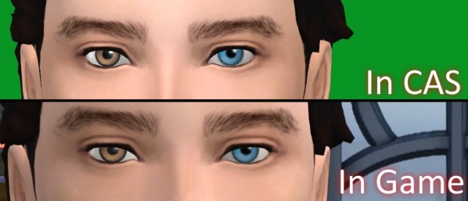 Sims 4 Heterochromia Ver.2 at Tukete
