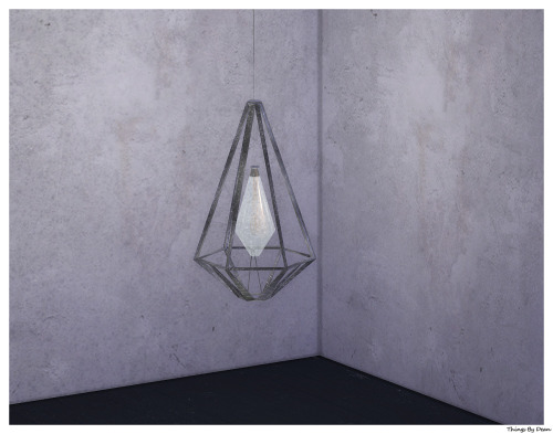 Sims 4 Caged Pendant Light at THINGSBYDEAN