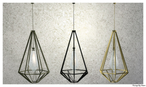 Sims 4 Caged Pendant Light at THINGSBYDEAN