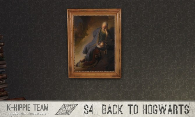 Sims 4 Back to Hogwarts 7 Paintings vol 1 at K hippie