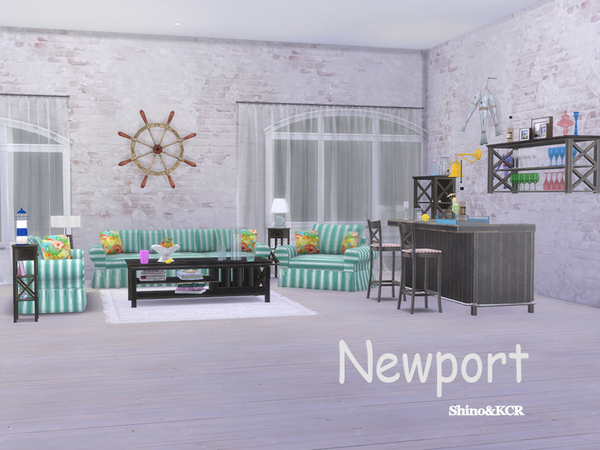 Sims 4 Newport Living by ShinoKCR at TSR
