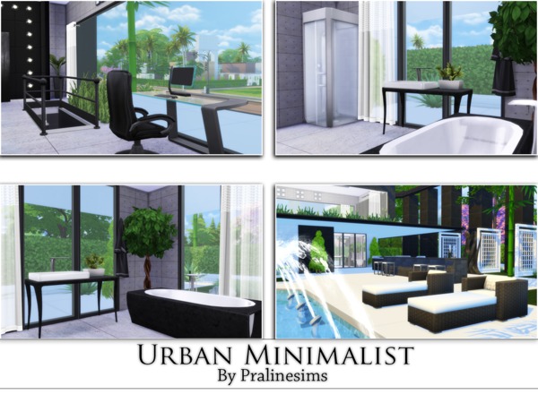 Sims 4 Urban Minimalist by Pralinesims at TSR