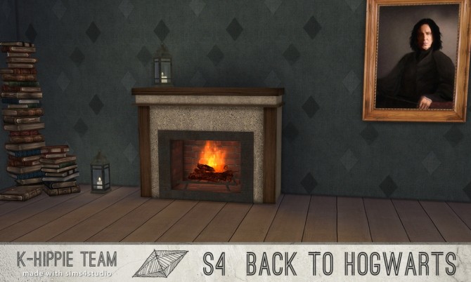 Sims 4 Back to Hogwarts 2 Fireplaces x 7 vol 1 at K hippie