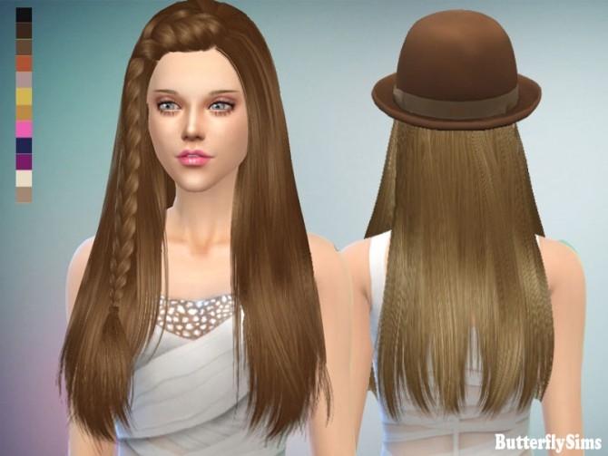 Sims 4 B fly hair af152 (Pay) at Butterfly Sims