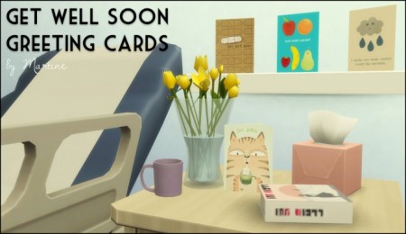 Get Well Soon greeting cards at Martine’s Simblr