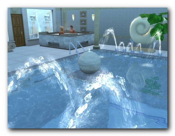 Sims 4 Spa hotel Rodos at Architectural tricks from Dalila