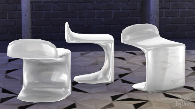 Sims 4 Dining set (Chandelier Painting, Concrete Table, Ghost Chairs) at THINGSBYDEAN