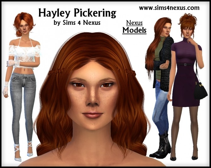 Sims 4 Hayley Pickering by SamanthaGump at Sims 4 Nexus