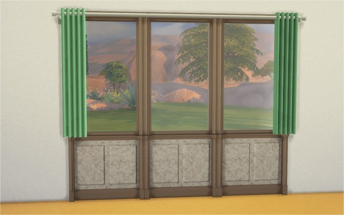 Sims 4 Issie Curtains Add ons at Veranka