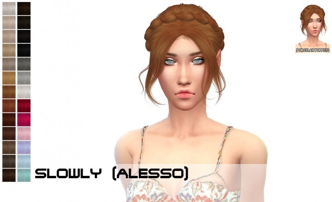 Sims 4 Alesso hairdump update at Porcelain Warehouse