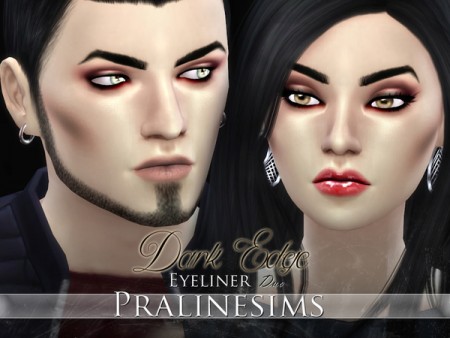 Dark Edge Eyeliner Duo by Pralinesims at TSR » Sims 4 Updates