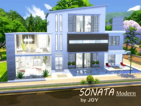 SONATA Modern house by Joy at TSR