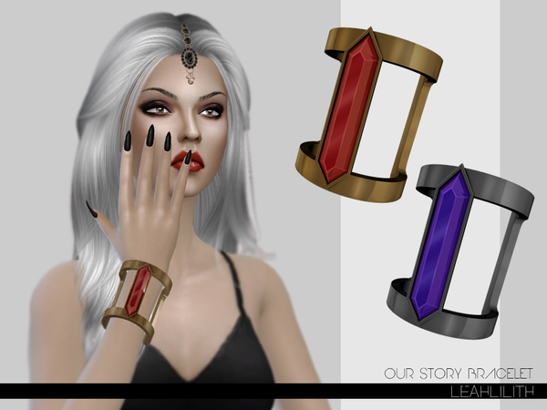 Sims 4 Our Story Bracelet by LeahLilith at TSR
