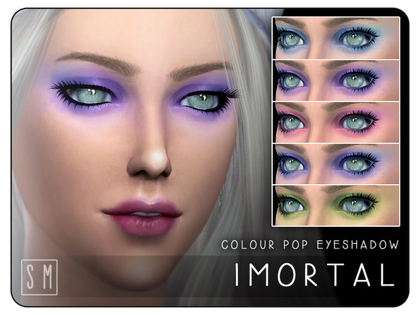 Sims 4 Imortal Colour Pop Eyeshadow by Screaming Mustard at TSR