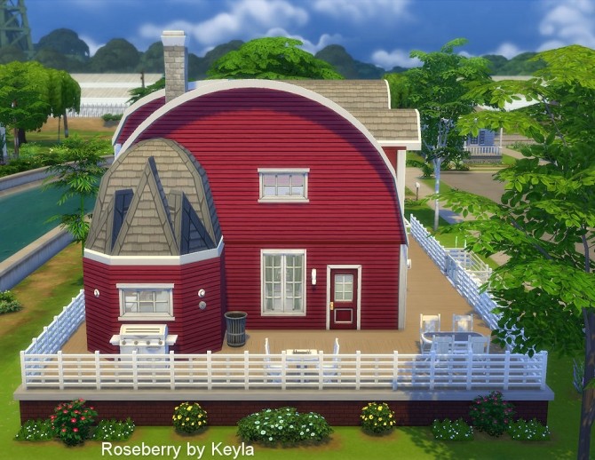 Sims 4 Roseberry house at Keyla Sims