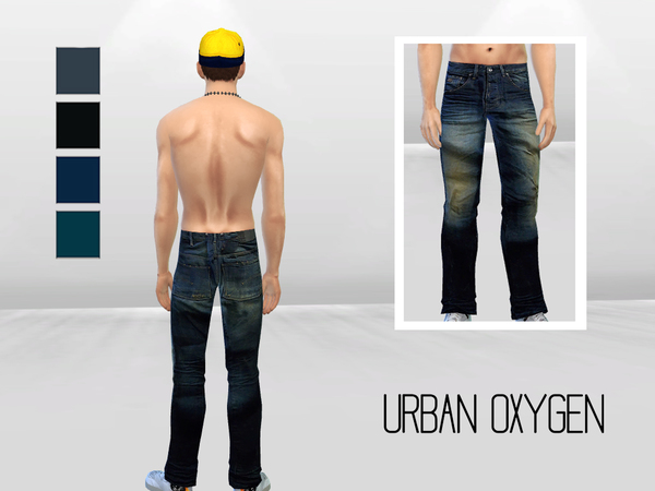 Sims 4 New Movement Faded Jeans by McLayneSims at TSR