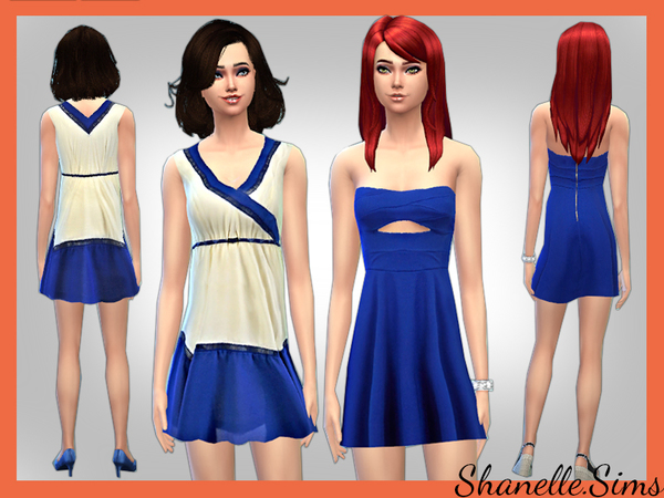 Sims 4 Mini dress set by shanelle.sims at TSR