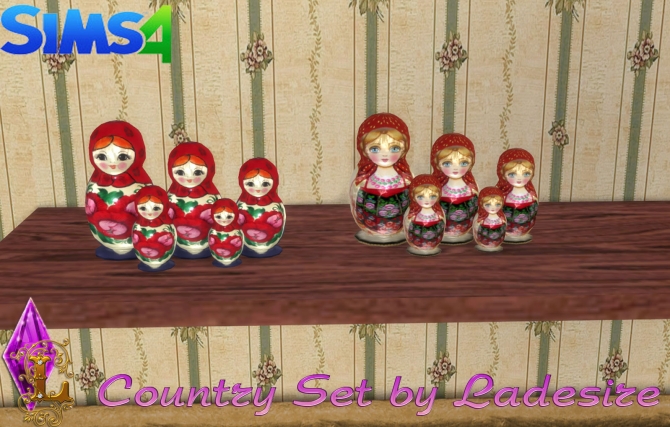 Vitasims Country Set Decor 101 Items At Ladesire Sims 4 Updates