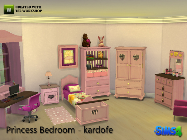Sims 4 Princess bedroom by kardofe at TSR