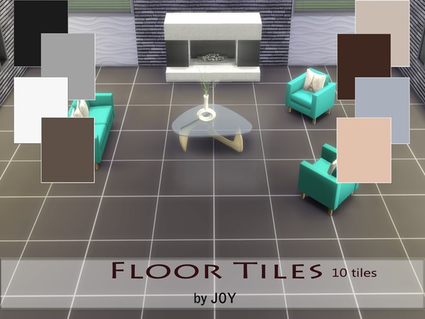 Sims 4 Floor Tiles by Joy at TSR
