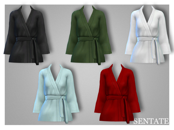 Sims 4 Sakura Kimono Jacket by Sentate at TSR
