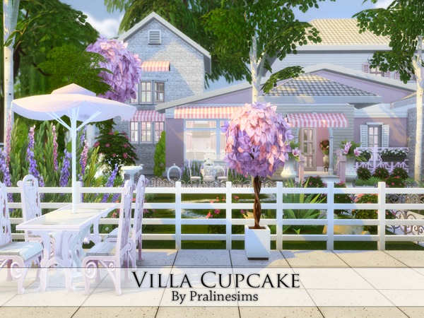 Sims 4 Villa Cupcake by Pralinesims at TSR