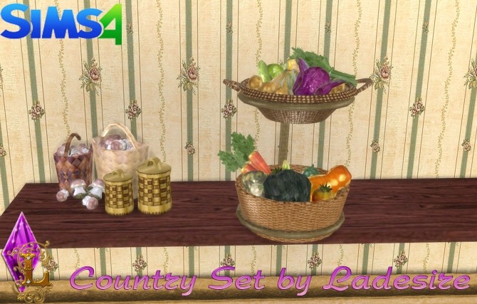 Sims 4 VitaSims Country Set Decor (101 items) at Ladesire