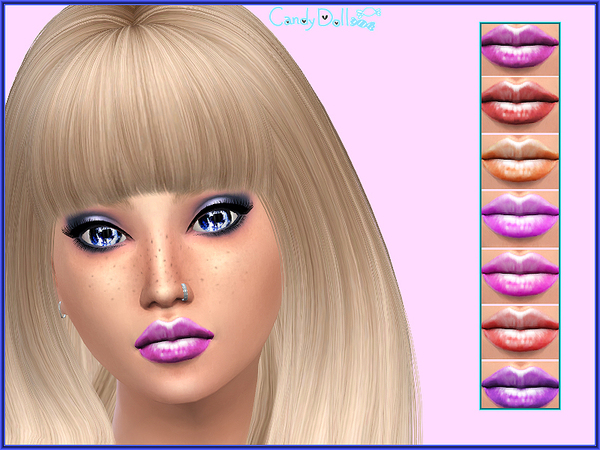 Sims 4 Candy Doll Star Gloss by DivaDelic06 at TSR