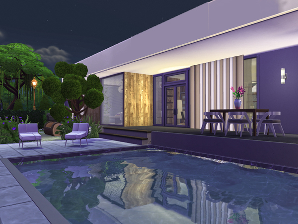 Sims 4 Cyril house by Rirann at TSR