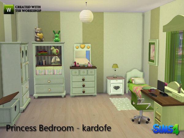 Sims 4 Princess bedroom by kardofe at TSR