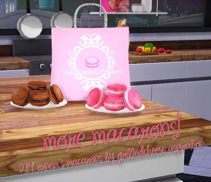 Sims 4 More Macarons! at Grilled Cheese Aspiration